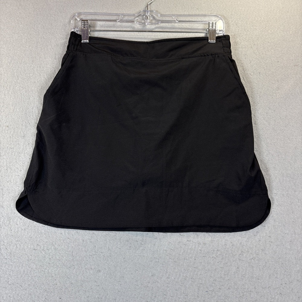 Zeroxposur Black 50+ UPF Protection Outdoor Mini Skort -Small Woman